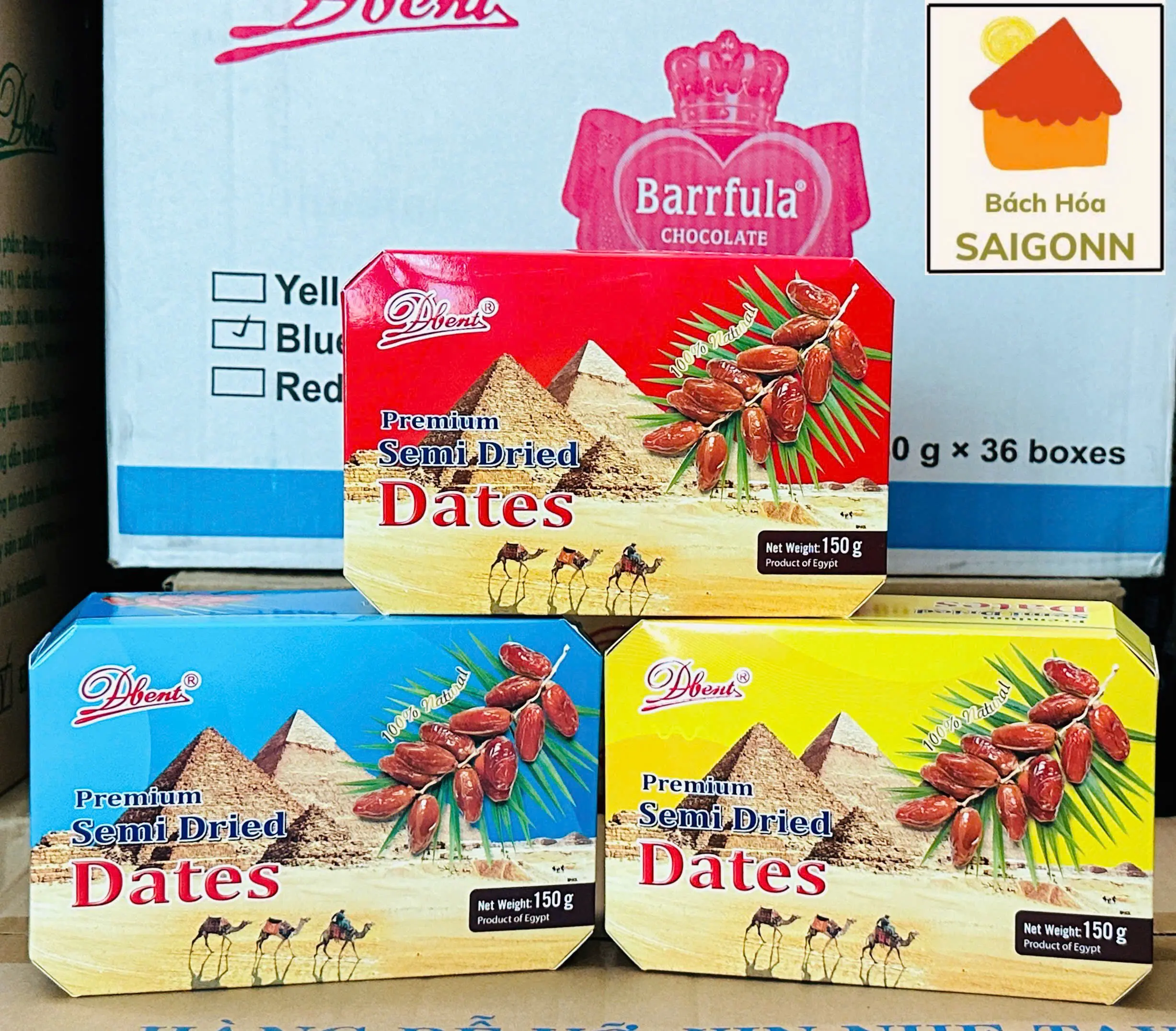 150gr Chà Là Nhập Khẩu Tunisia khô tự nhiên Mẫu quà Tết 2024 Ăn Vặt
