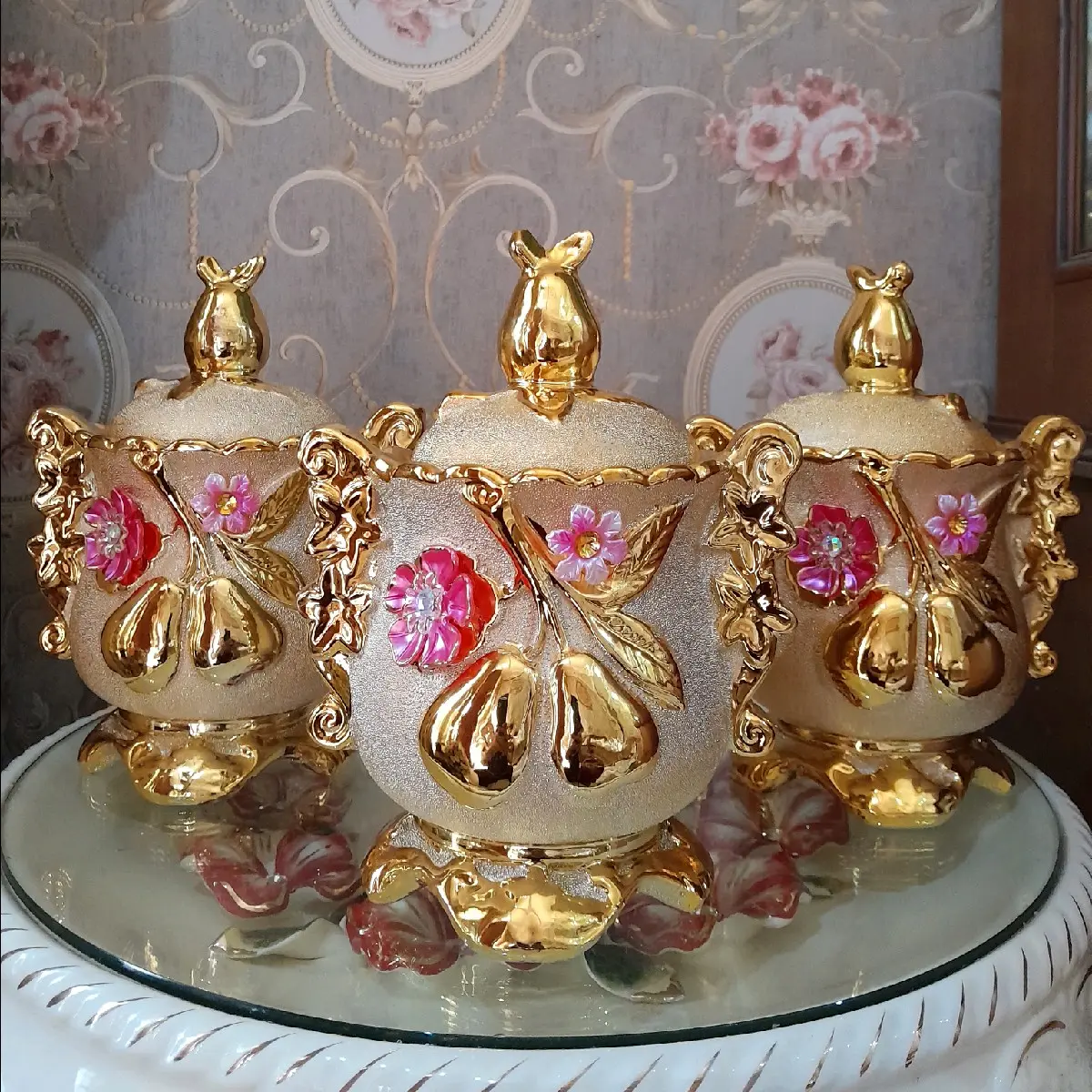 Toples Keramik gold