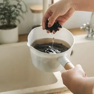 Gayung Estetik Kualitas Premium Dengan Gagang Kayu Gayung Air Masak Dapur kamar mandi 5