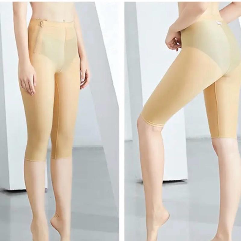Quần định hình đùi, bắp chân sau hút mỡ 1 lớp kháng khuẩn dễ mặc giản sưng phù đau nhức sau phẫu thuật cho nữ - Women, Thun 4
