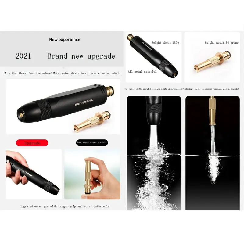 (FO) SEMPROTAN AIR KUNINGAN HOSE NOZZLE SPRAY STEAM SEMPROTAN TAMAN MOTOR MOBIL 7