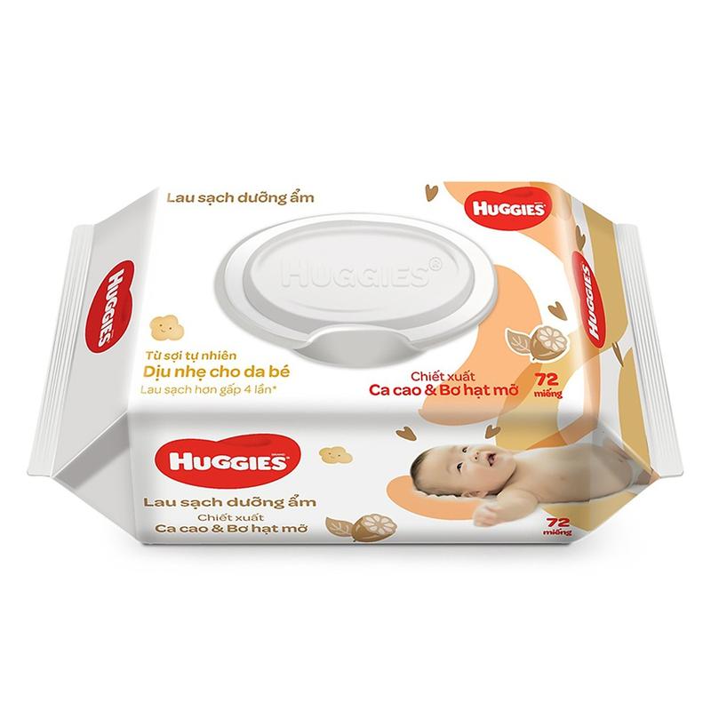  COMBO 4 6 GÓI KHĂN ƯỚT HUGGIES LOẠI KHÔNG MÙI VÀ CÓ MÙI 