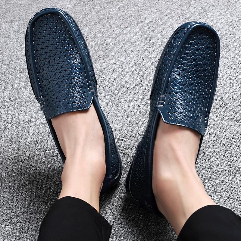 Product Introduction of Giày Da Cho Nam, Khâu Tay, Da Thật, Phong Cách Anh Quốc Ruoshuai, Xuyên Biên Giới, Ngoại Cỡ, Thiết Kế Khoét Lỗ Giày Doug Shoes 15