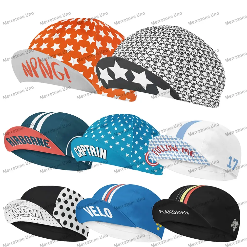 Men Women Cycling Caps Team Bicycle Hat Mountain Bike Cap Anti-sweat