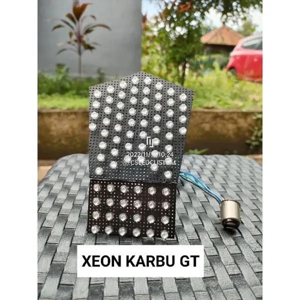 Stoplamp Running Xeon Karbu dan Injeksi RC GT 11 mode plus mata kucing Lampu 1