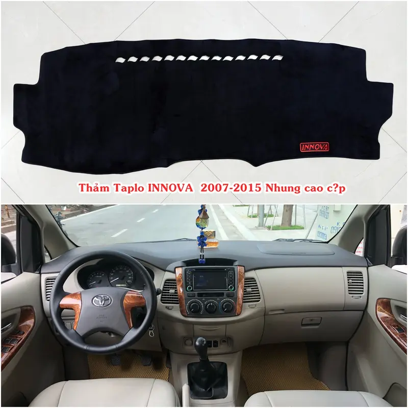 TOYOTA thảm taplo Nhung lông cừu đủ xe. Hãy bấm để chọn đúng tên và đời xe của mình ạ. Nội thất ô tô Phụ Tùng 6