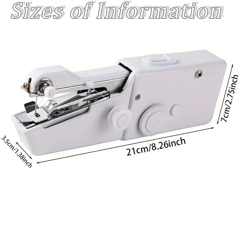 Mini Handheld Sewing Machine without Battery, Portable Electric Stitcher Sewing Machines, Sewing Supplies for Home Use, Gadgets For The Home, Gift, Teen Girl Gifts, Trending Products 2