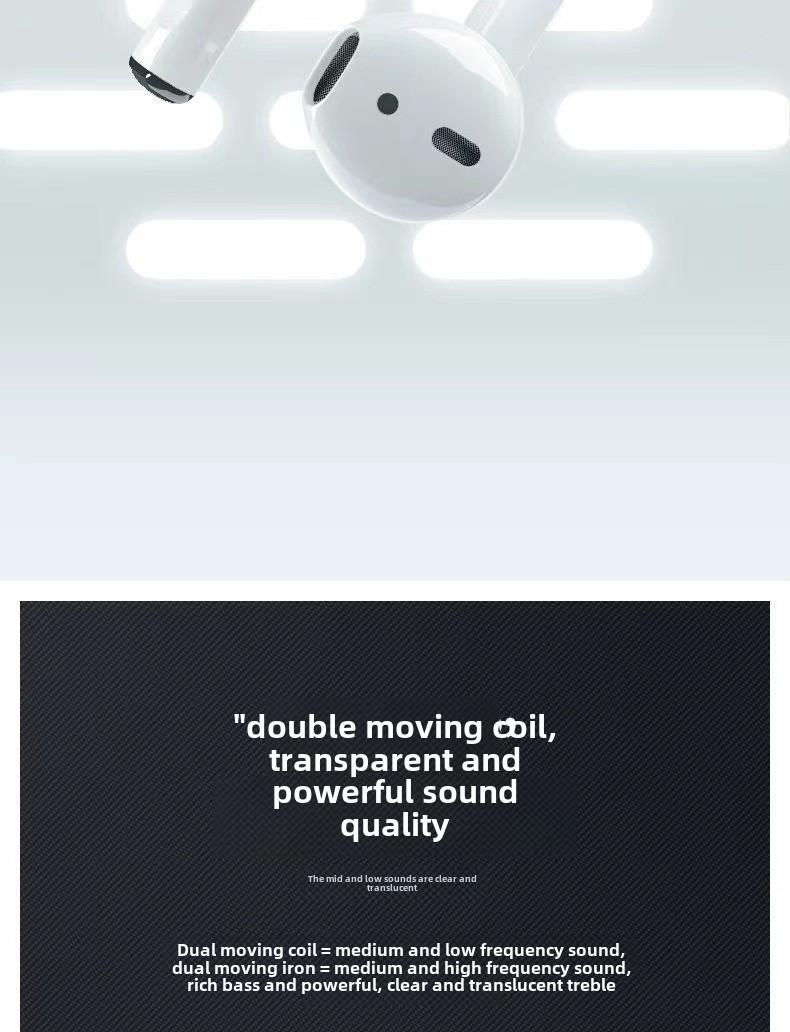 Product Introduction of 2024-2025 Popular i Macaron E6S digital display wireless TWS subwoofer in-ear pro4 e-sports game binaural bluetooth headset Audio Electronic noise cancelling  earbuds 8