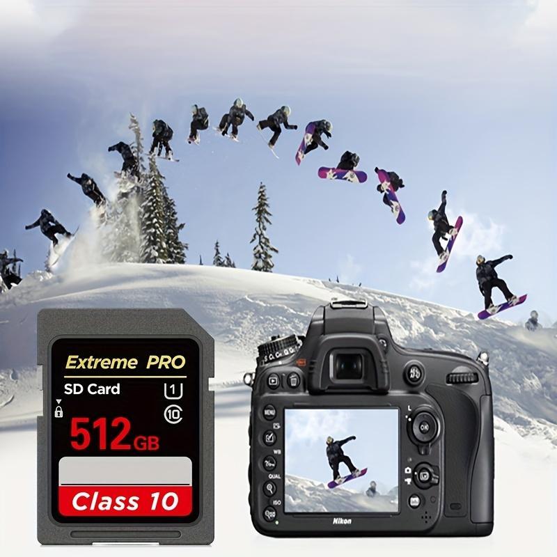 4K HD Quality High Speed SD Card, Memory Card SD Card for Camera, 1 Count Efficient Transimission Flash Card, Professional Camera Accessories, Best Gifts for Men 5