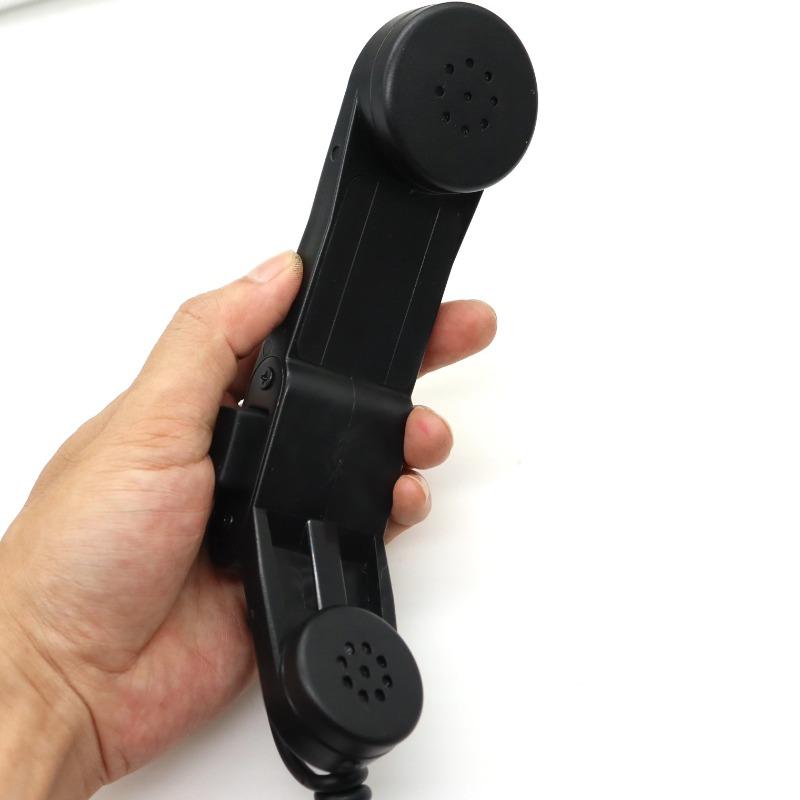 Product Introduction of H250-PTT 2 Pin K-Type Military Army Retro Telephone Shoulder PTT Mic Microphone For CP200 EP450 ICOM IC-V8 IC-V80 IC-V82 V85 31