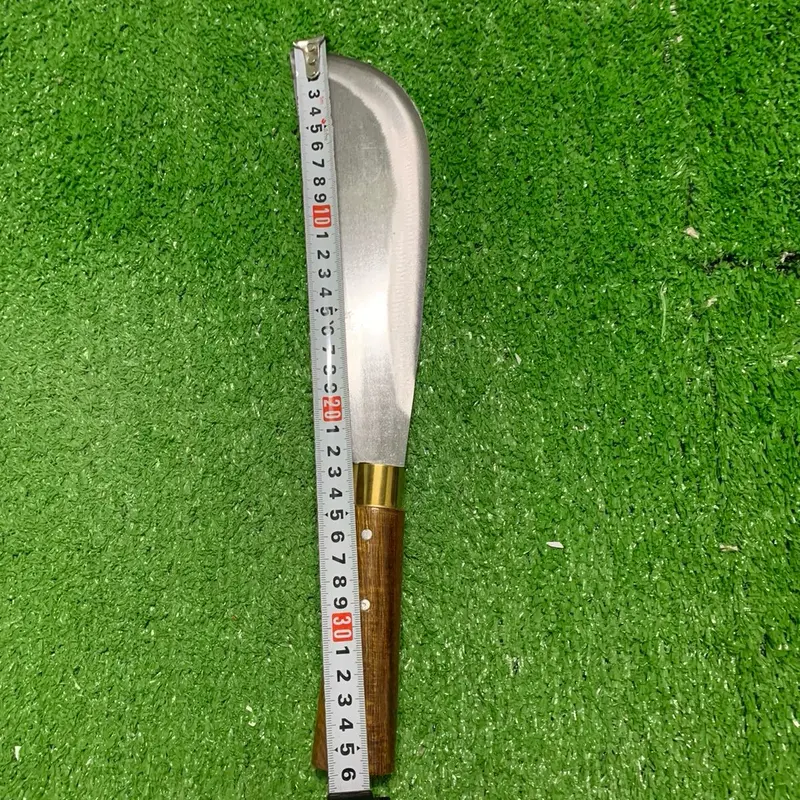 Dao yếm nhỏ mần cá làm cỏ làm từ nhíp xe dài 36cm nặng 340g(dao nhà bếp) 4