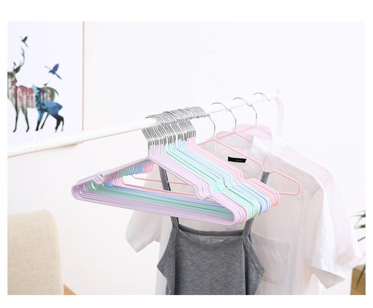 Product Introduction of Móc treo quần áo ngâm bằng nhựa, 1 CÁI, có rãnh, chống trượt, thích hợp cho quần áo sinh viên ký túc xá, quần áo người lớn 1