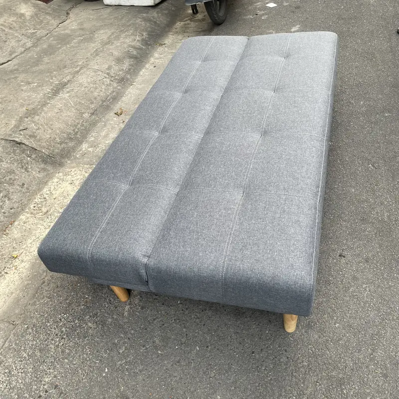 Ghế thông minh có thể làm giường ngủ dài 1m8 nệm cứng khung ván không lún xẹp giường sofa gấp gọn 2