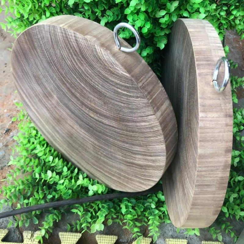 Thớt gỗ nghiến đường kính 28x4 cm không tâm - Sản phẩm chất lượng cao 0