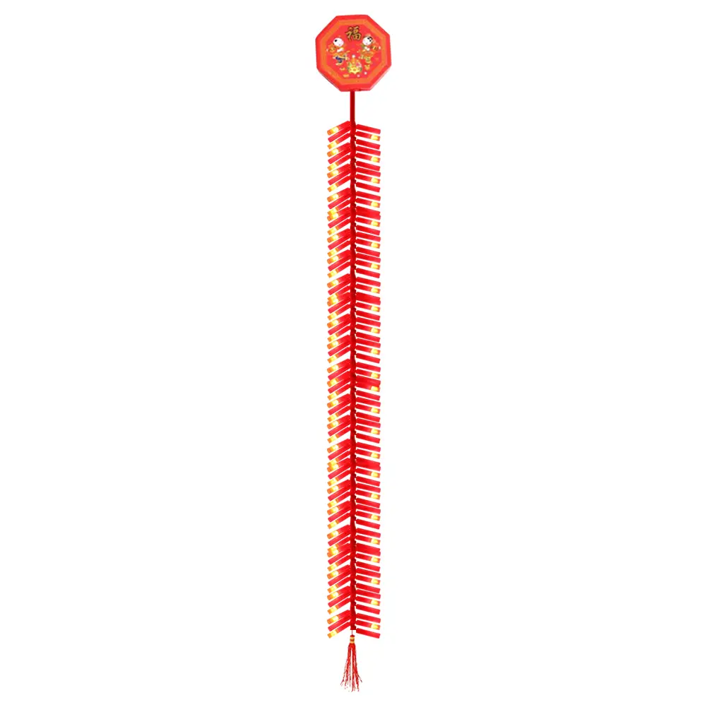 92LED 1.35m Electronic Firecracker Lamp with Sound AC220V LED String Light