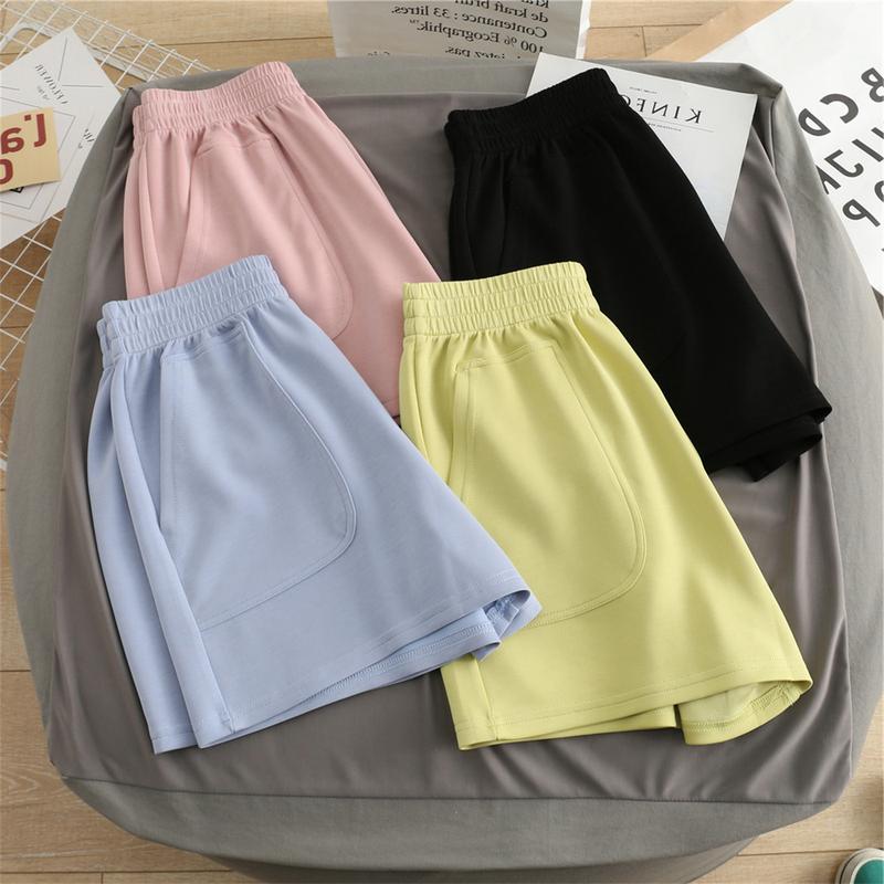 Product Introduction of Women's Shorts High Waist Casual Sports Shorts Loose Homewear Womenswear Bottom 6