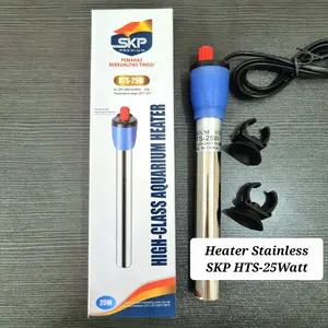 SKP HTS-25W / SKP HTS-50W / SKP HTS-75W / Penghangat Air Aquarium / Heater Stainless Aquarium / HTS-25W / HTS-50W / SKP-75W / Pemanas Air Aquarium