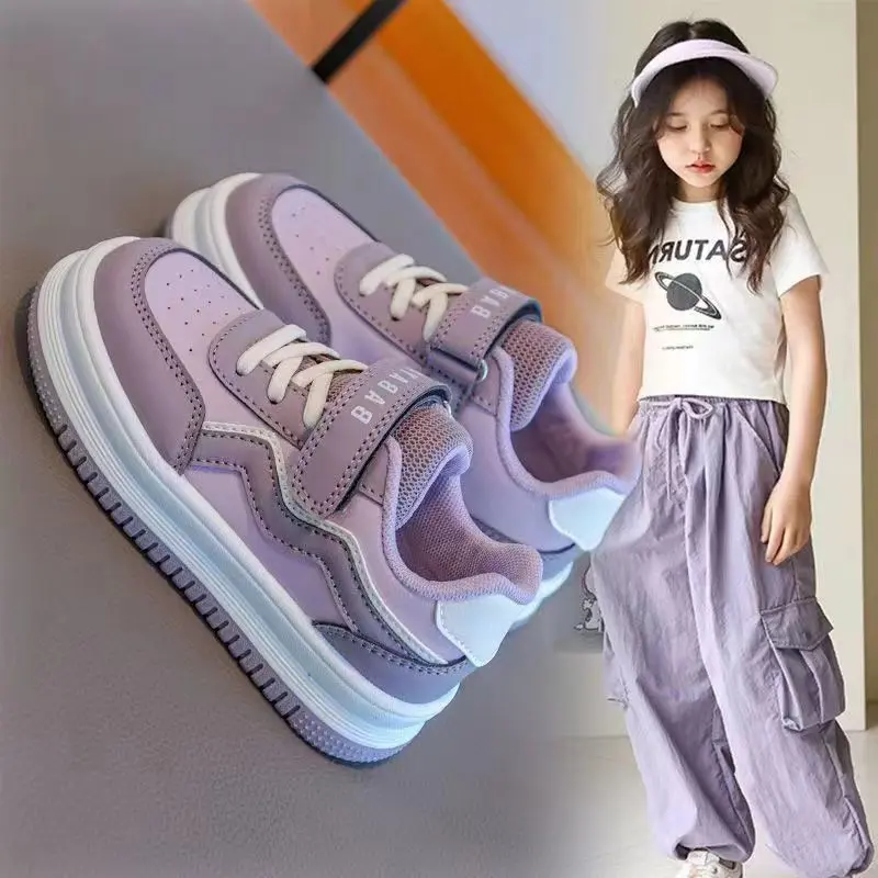 Kasut Perempuan, Koleksi Musim Luruh dan Musim Sejuk, Sneakers Kanak-kanak, Saiz Sederhana dan Besar, Kasut Kasual Ringan, Sneaker Tidak Licin, Trendi Selebriti Internet, Baharu pada 2025
