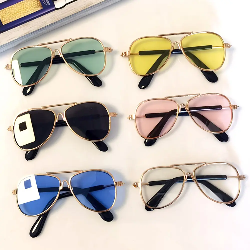 1PC Cool Pet Cat Glasses Dog Glasses For Little Dog Cat Sunglasses Reflection Photos Props For Photography Pet Cat Accessories #435390