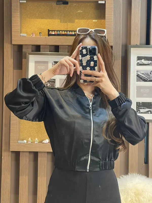 Jaket bomber alice by bombshellstores / jaket bomber (BUKAN JAKET MUSIM DINGIN ) 1