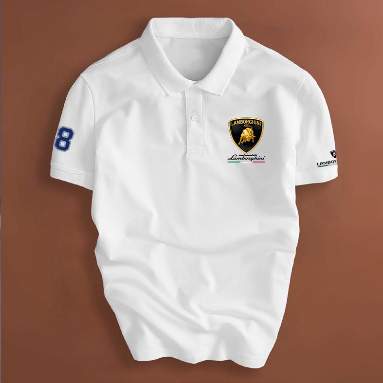 Áo thun VT mẫu Lamborghini/Polo body Cotton Nam/Nữ Menswear Shirt