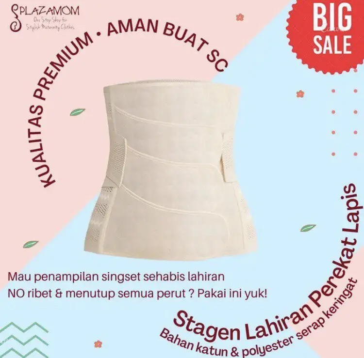 Korset Gurita 3 In 1 Ibu Melahirkan Pelangsing Pengecil Perut Buncit Wanita Postpartum Caesar Korset Centing Lahiran Pelangsing Tubuh Ibu Pasca Melahirkan Hamil Belt 2
