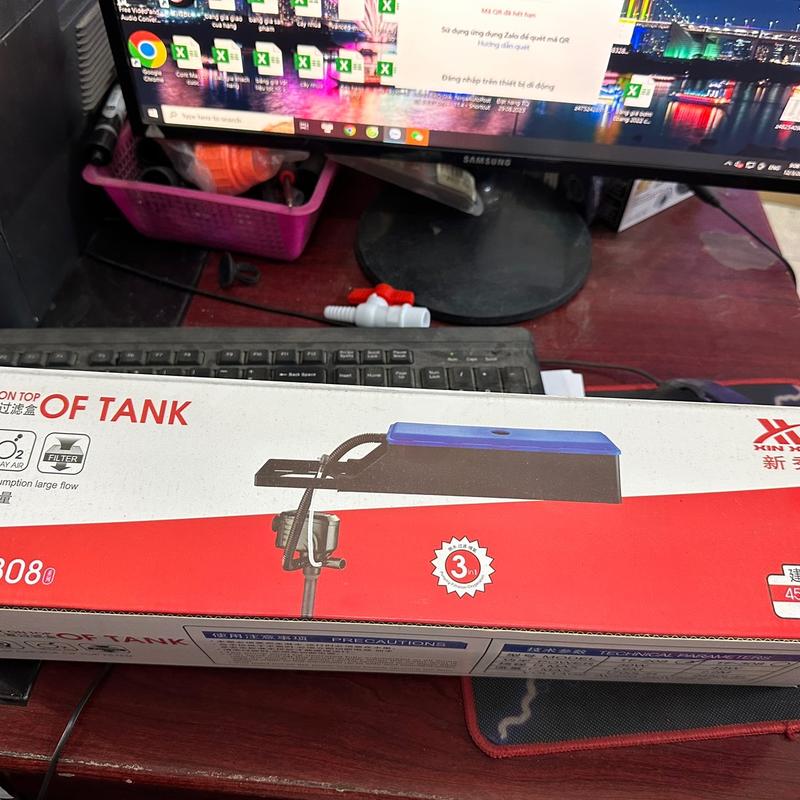 Máy bơm chìm và bộ lọc nước các kích thước phù hợp cho bể từ 40cm -120cm ... lọc máng TF 008 108 208 308 dành cho bể thuỷ sinh và bể cá cảnh