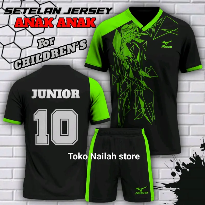 CUSTOM ANAK GRATIS SABLON NAMA NOMOR baju bola anak anak wanita pria baju bola baju futsa baju seragam terbaru baju olahraga baju bola sepak Nyaman Set 5