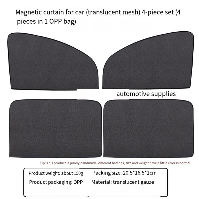 Product Introduction of 4pcs Car Window Sunshades - UV Protection & Heat Insulation, Easy Install Privacy Covers for Cars, Trucks & More 10