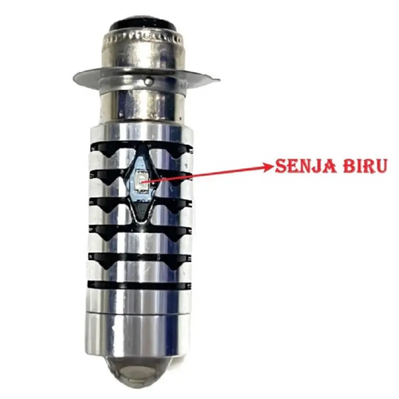 Lampu LED H6 Laser Senja Biru / Lampu Utama LED H6 Laser Universal Car 1