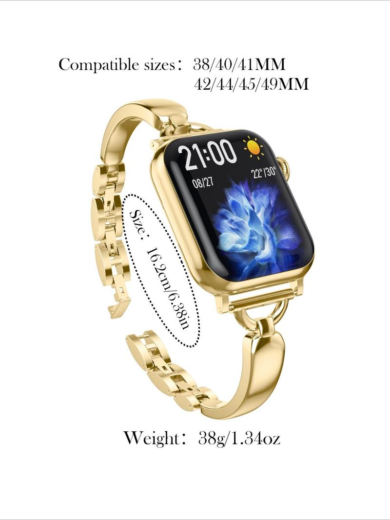 Product Introduction of Fashionable Watch Band for Apple Watch 38mm to 49mm, Adjustable Replacement Watch Band for Women, Trendy Watch Strap for iWatch Series 1