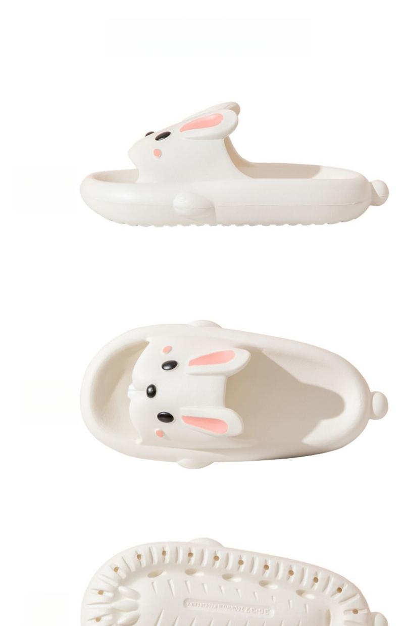 Product Introduction of Cute Rabbit Slippers Women's Indoor Home Sandals Summer Mute Super Soft 5