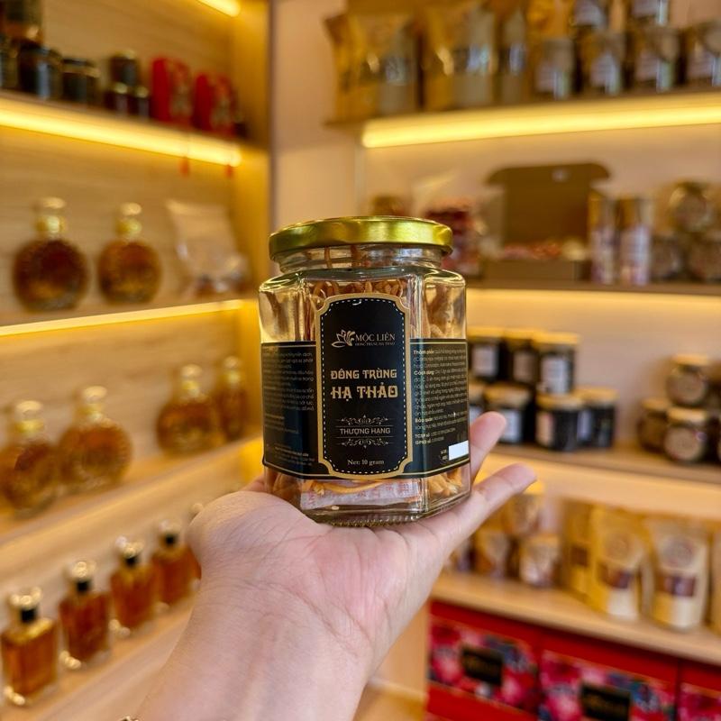 Mua 1 lọ nấm sấy thăng hoa loại 1 tặng lọ đông trùng ngâm mật ong Nấm Đông Trùng Hạ Thảo sấy thăng hoa - mua 3 lọ 10gram tặng 1 lọ đông trùng ngâm mật ong Lớn Chè Cay