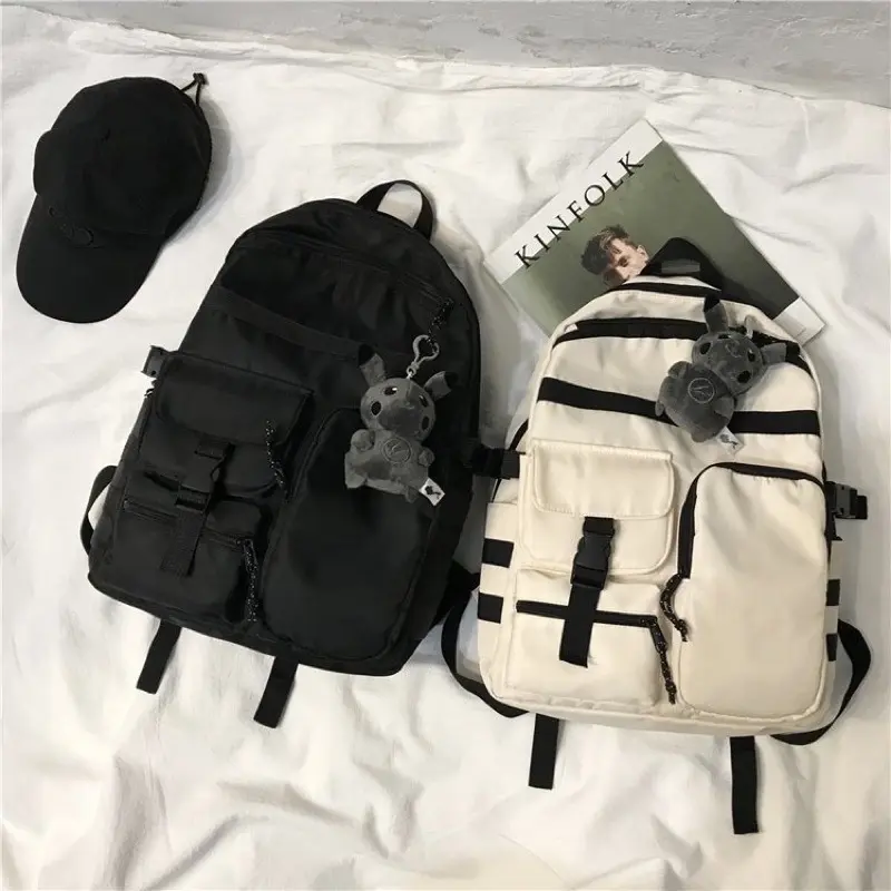 Balo nam nữ nhiều ngăn đi học, đi du lịch Bag Backpack Đeo Vai 4