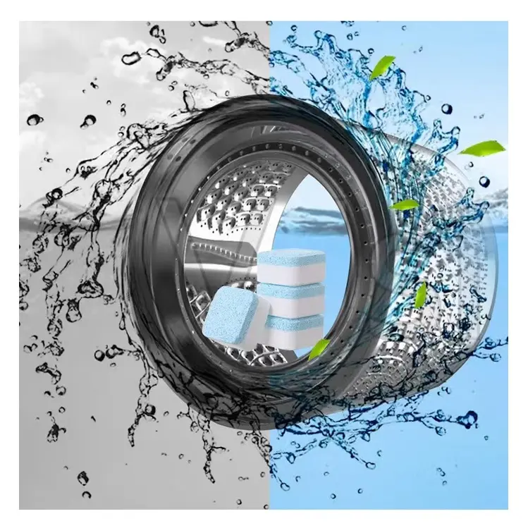12PCS Tablet Pembersih Mesin Cuci/Pembersih Mesin Cuci Baju/Tablet Pembersih Mesin Cuci Anti Bakteri/Washing Machine 2