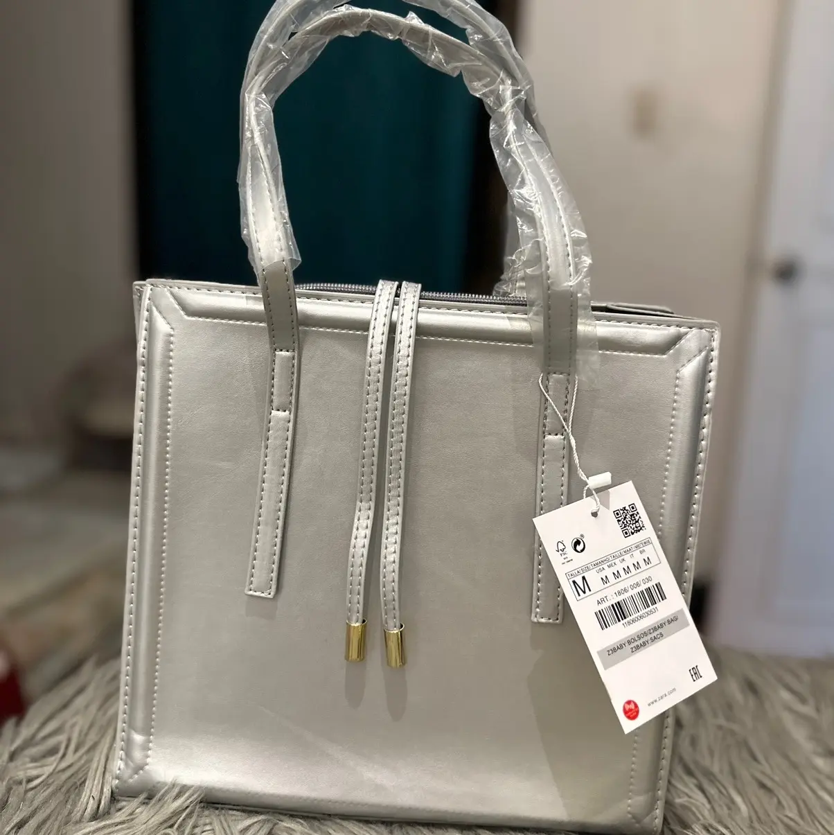 Fashion bags (PU Leather, Canvas, Plain, Black)