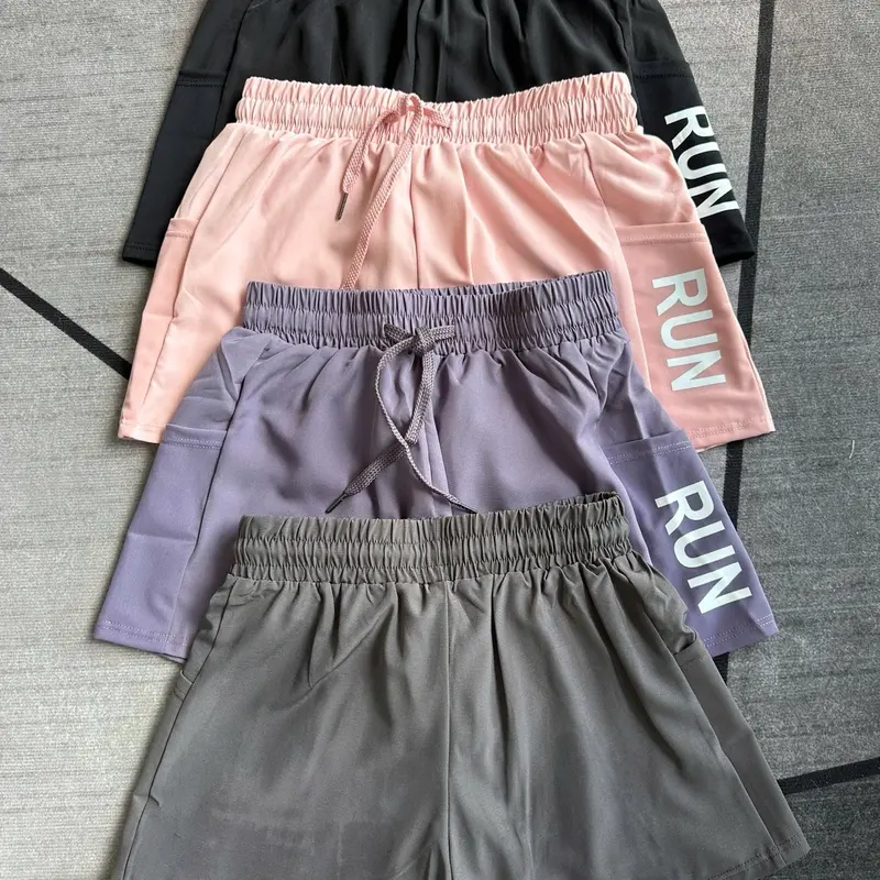 Quần Đùi 2 Lớp Chất Dù Túi 2 Bên Tập GYM - YOGA Sport Tập Thể Dục - VABM Sportswear1 6