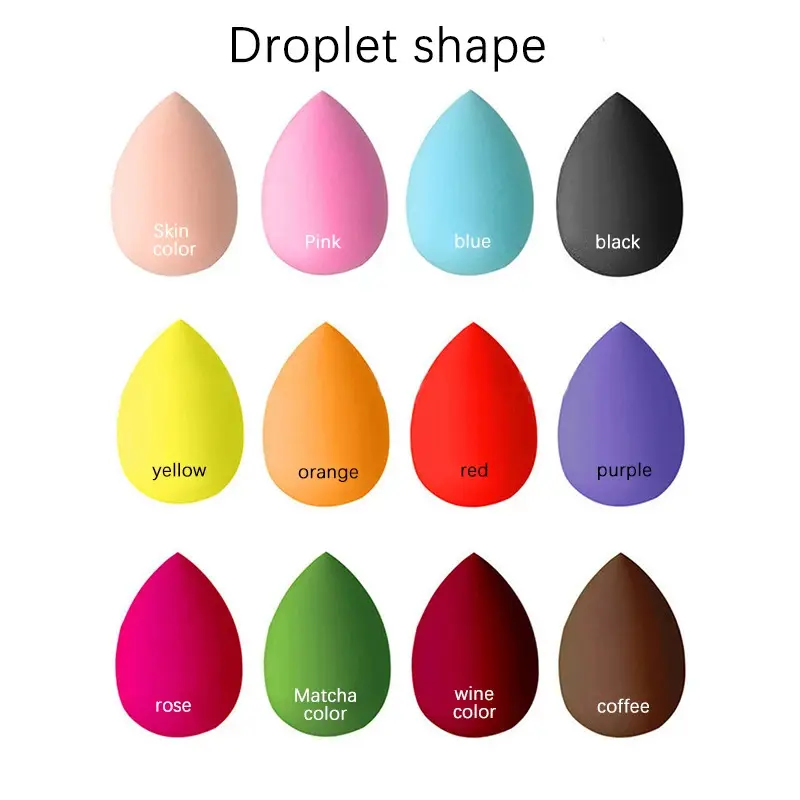 1 pcs Makeup Sponge Blender Beauty Egg Cosmetic Puff Soft Foundation Sponges Powder Puff Women Make Up Accessories Beauty Tools Ultra Thin