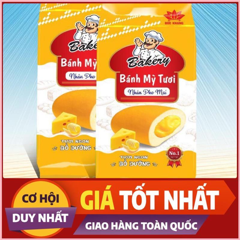KOOKAIEJSHOP [Combo 3 gói] Bánh mỳ tươi Đức   nhân mứt dẻo 3 vị Bơ sữa - Phô mai - Sữa chua gói 200g 3