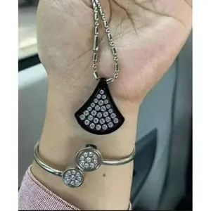 FORTUNE - (BAYAR DITEMPAT) SATU SET KALUNG QUANTUM PENDANT DAN GELANG BIO MAGNETIC/GELANG BISA DIATUR