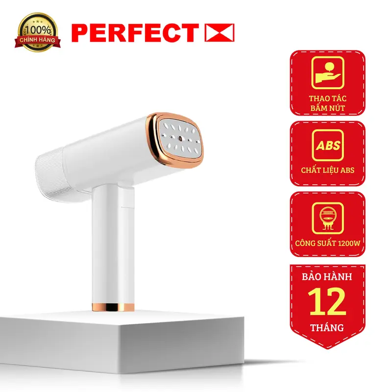 BÀN ỦI HƠI NƯỚC CẦM TAY PERFECT PF-FI2-1200, công suất 1200W 0