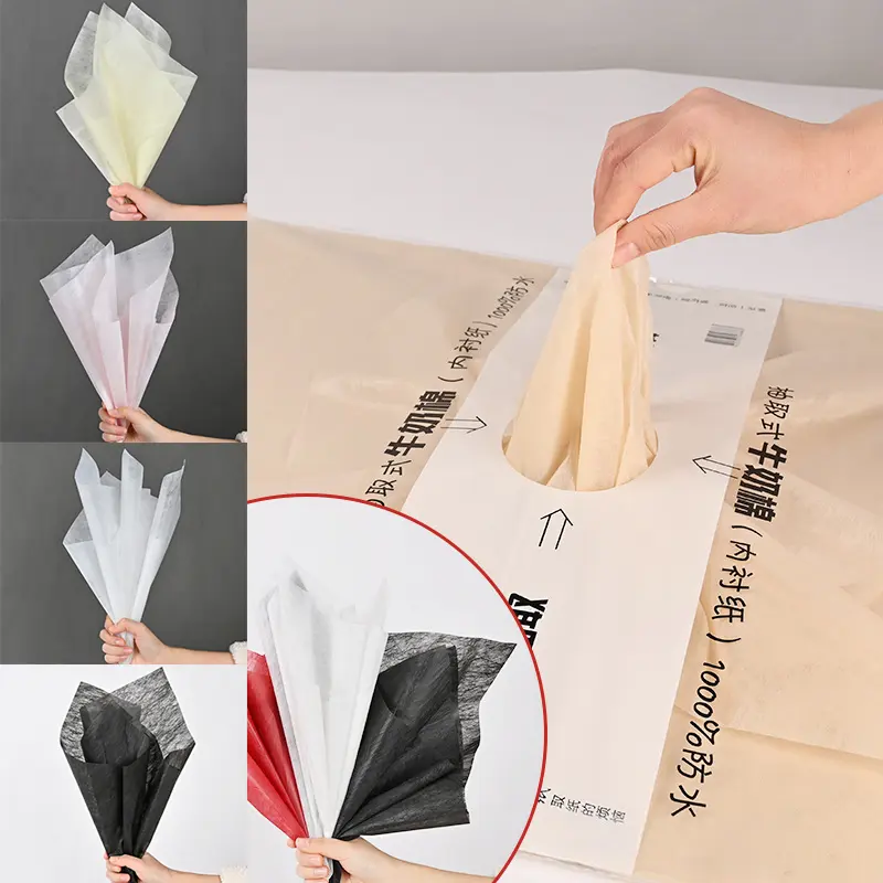 Giấy Đóng Gói Hoa, Trong Mờ, Lót Bông Sữa, Thích Hợp Để Bó Hoa, Đám Cưới, Trang Trí Màu Sắc Mềm Mại, Giấy Đóng Gói 1