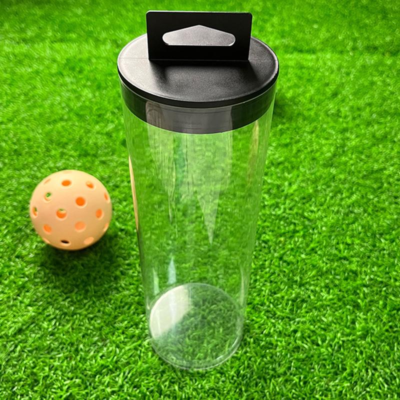 Hộp lưu trữ trong suốt, với nắp, cho Pickleball, bóng cầu lông, bóng tennis, người giữ bóng, hộp đựng hình trụ, hộp Sắp Xếp, ống trong suốt, phụ kiện Pickleball, Swazsdk 8