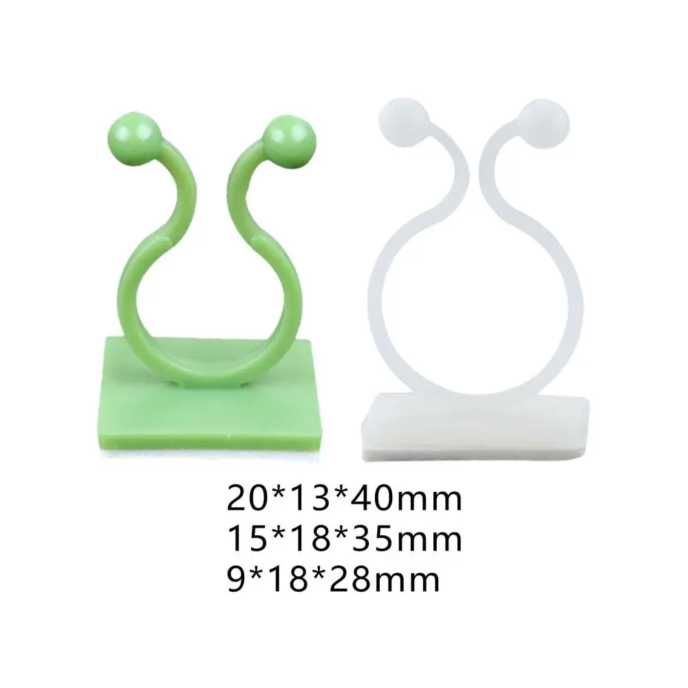 10x Plant Climbing Wall Fixture Clips, Supporting Wire Fixing, Multifunctional Wall Rattan Clamp Clip for Indoor Garden Outdoor Decoration