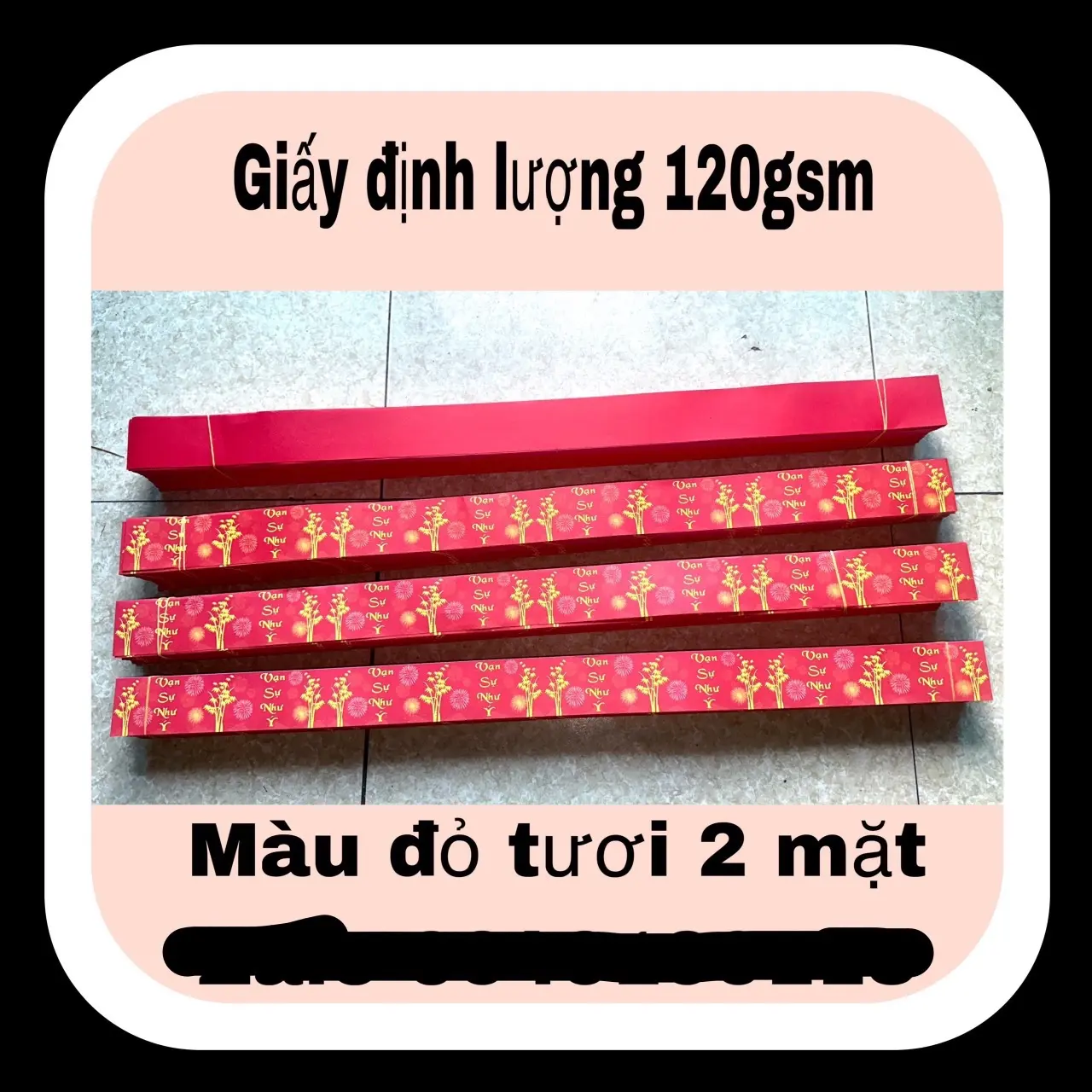 Combo 2 kg giấy đỏ 2 mặt 1 mặt in hoạ tiết