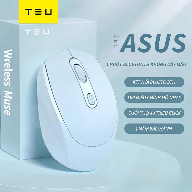 Chuột không dây Bluetooth tự sạc pin TEU M100 wireless 2.4Ghz, chống ồn siêu nhạy dùng cho laptop MCBook PC Tablet IPAD