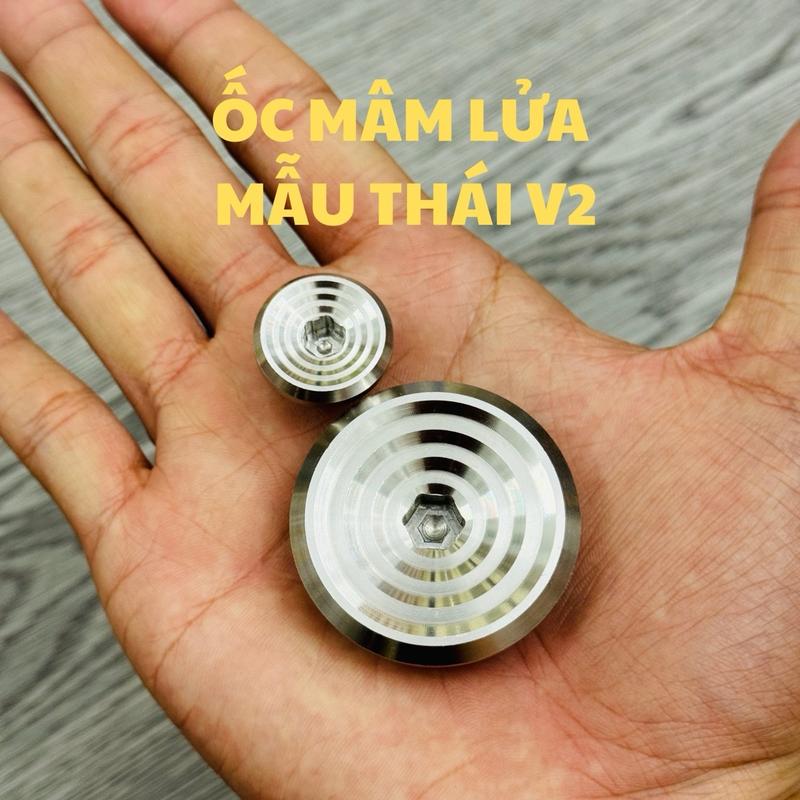 Ốc Mâm Lửa Thái V2 Gắn Các Dòng Xe Inox304 Không Rỉ Sét