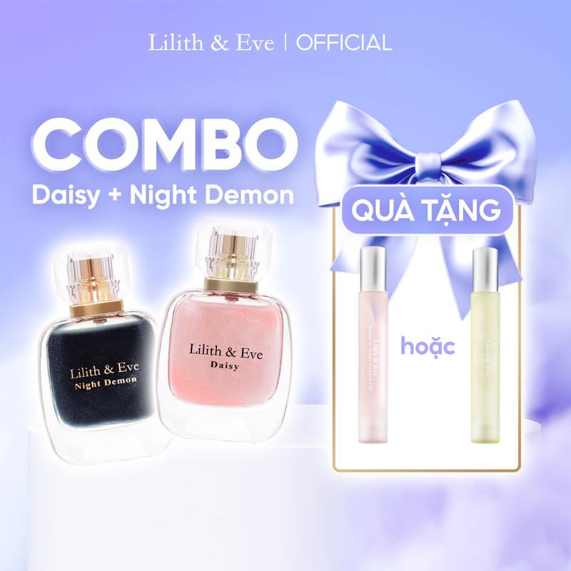 [Chỉ dành cho livestream] Combo nước hoa Lilith and Eve Night Demon và Daisy  + Tặng tinh dầu nước hoa