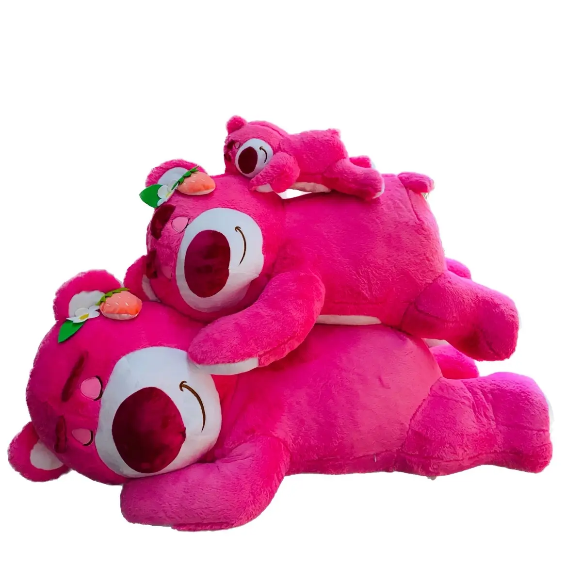 size 80cm- 1m1 Gấu bông gấu dâu khổ vải 90 lên form 80cm, vải 1m3 lên form 1m1 Thú Bông Đồ Chơi Thú Nhồi Bông