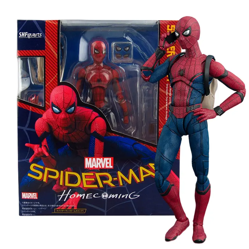 Figuarts Spider Man Season 2 Marvel Peter Parker Marvel legend Joint Movable Action Figure Model Toys Collection Doll Gift